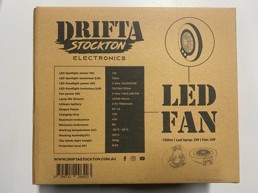 Drifta Stockton LED Fan 5 - Drifta Stockton Melbourne