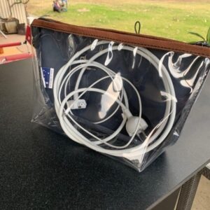 Drifta Clear Front Travel Cable Bag