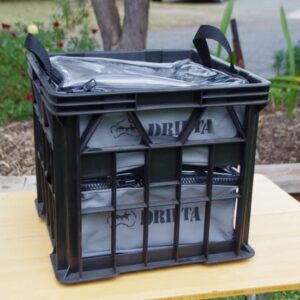 Drifta Milk Crate Clear Top Storage Bag