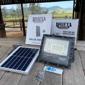 Drifta Stockton 60W / 100W Solar Spot Light with external Solar Panel