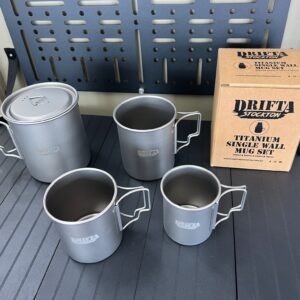 Drifta Stockton Titanium Single Wall Mug Set